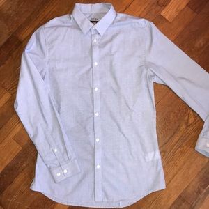 Men’s light blue button down